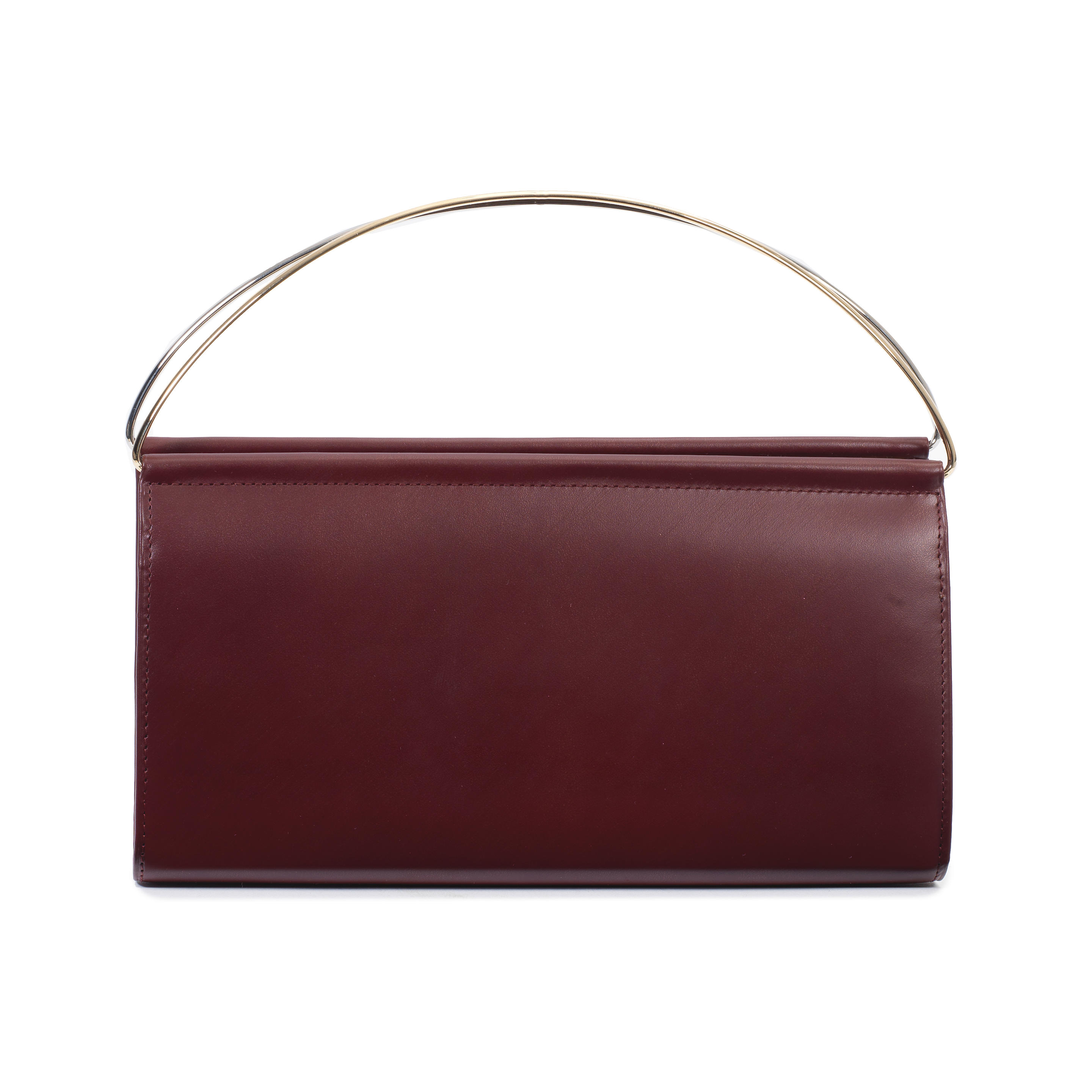 Bonhams : Cartier a Burgundy Leather Mini Trinity Clutch (includes ...