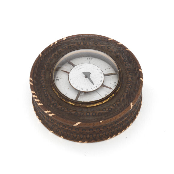 Bonhams : A Rare Armand Compass Dial With Ballooning Scene, French ...