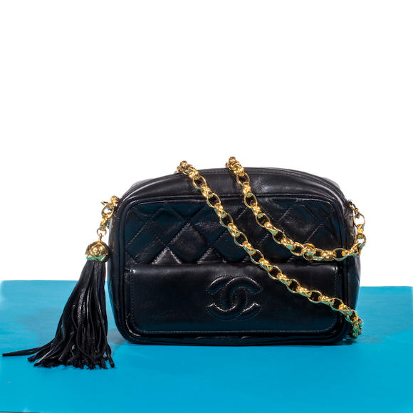 Bonhams : Chanel a Beige Calfskin Egyptian Amulet Drawstring
