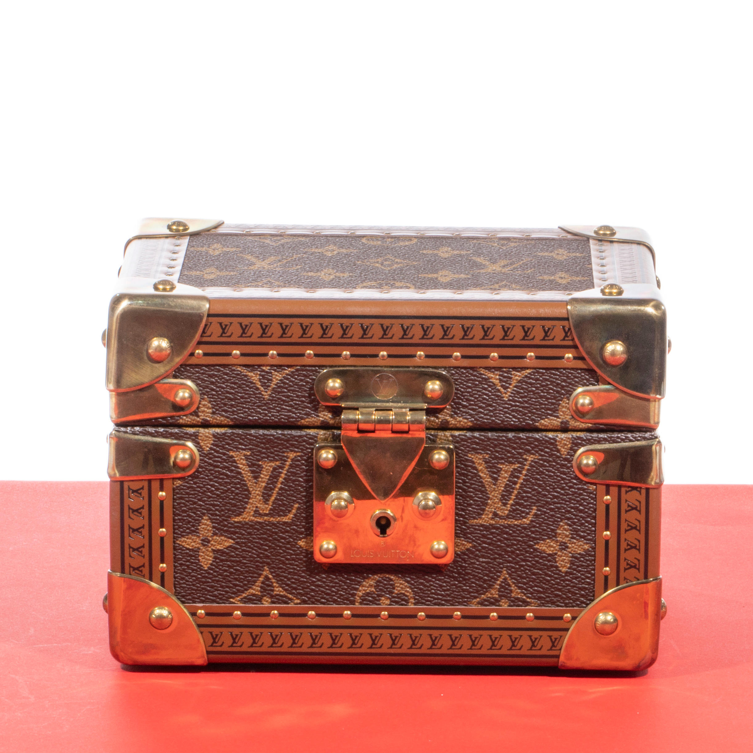 Lot - A Louis Vuitton monogram canvas wardrobe trunk first half