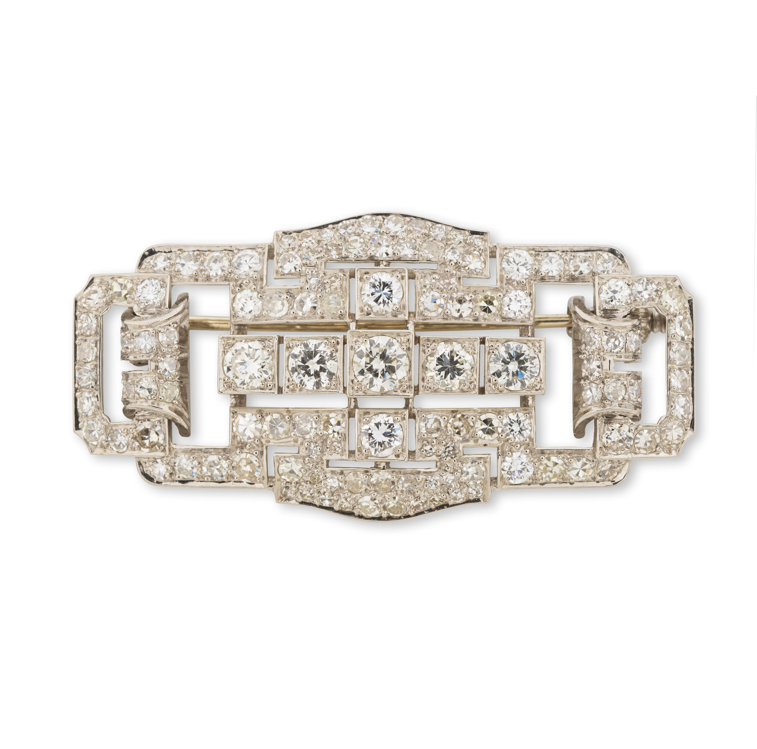 Bonhams Cornette de Saint Cyr : BROCHE DIAMANTS, CIRCA 1940