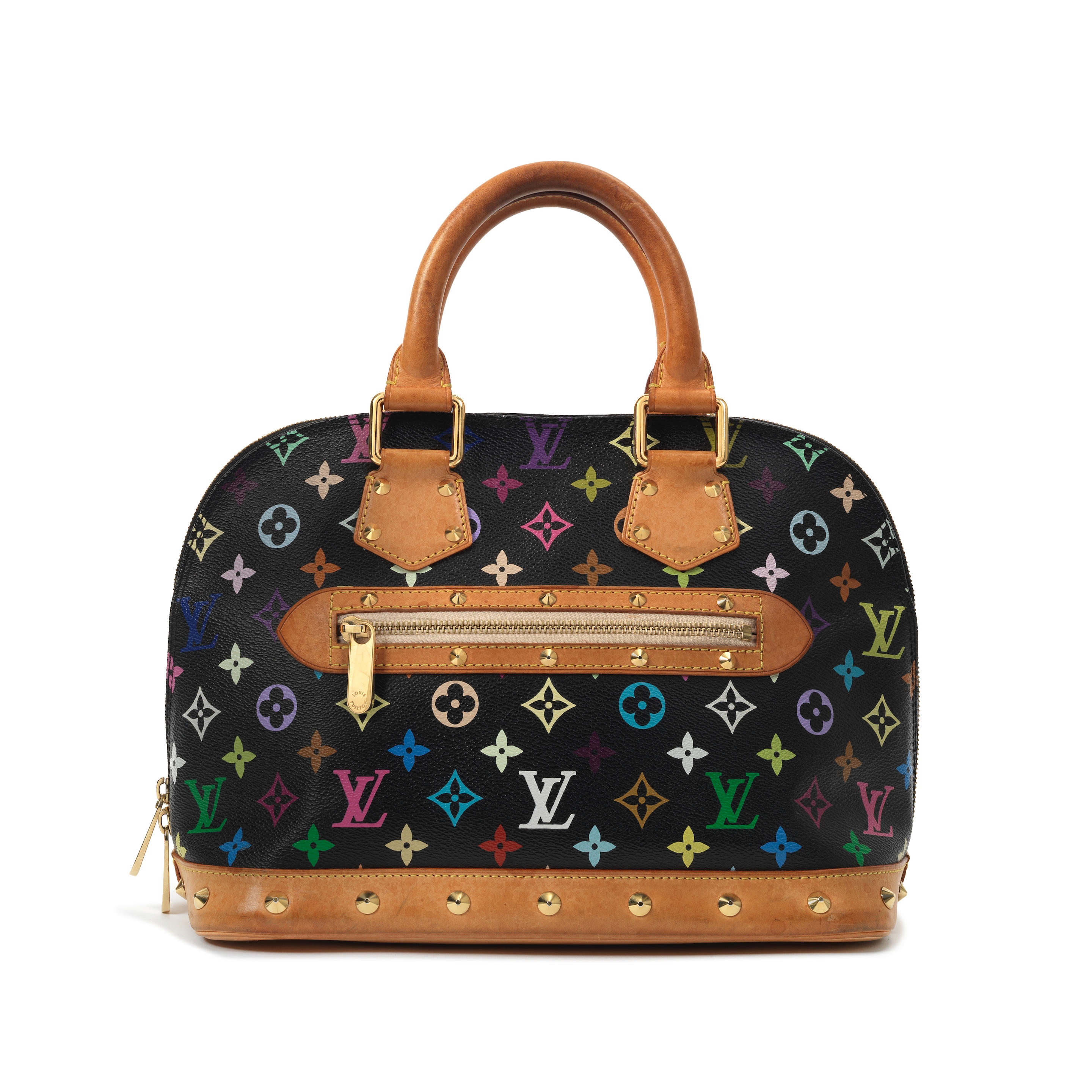 At Auction: Louis Vuitton, Louis Vuitton Alma PM Takashi Murakami handbag,  Paris
