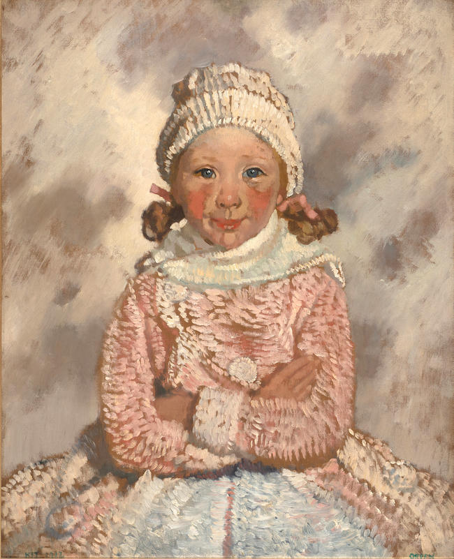 Sir William Orpen(1878-1931)Portrait of Kit 1912
