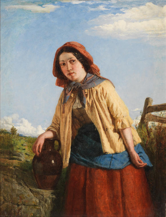 Bonhams : James Brenan (Irish, 1837-1907) Irish country girl