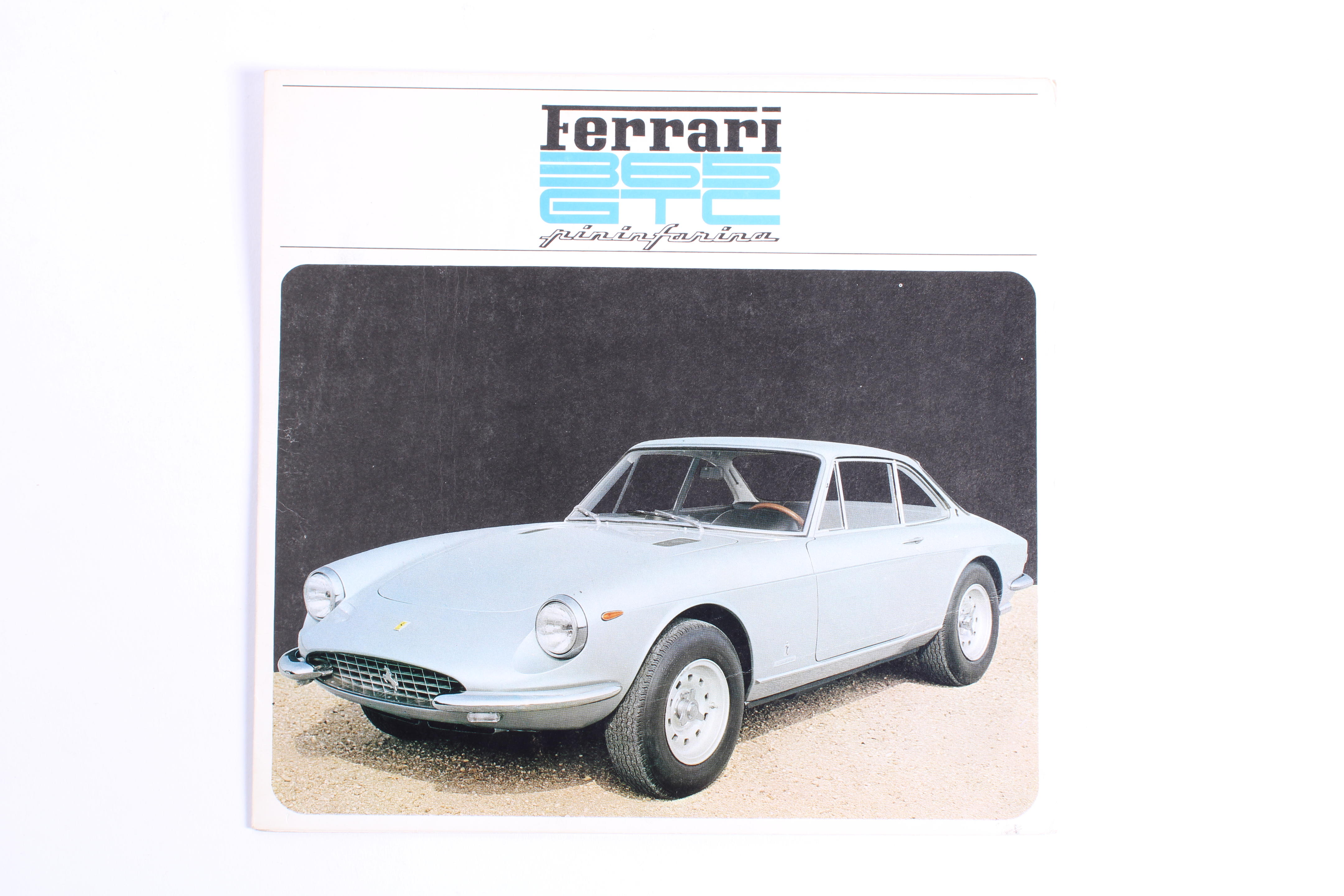 Bonhams Cars : Ferrari - 1968 365 gtc Pininfarina sales brochure,