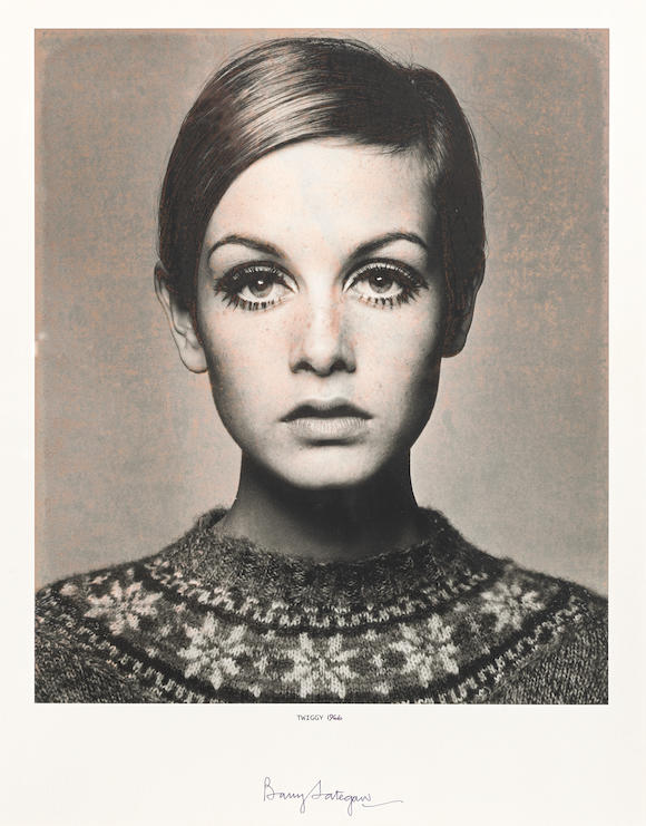 Bonhams : Barry Lategan (British, born 1935) Twiggy, 1966, printed later