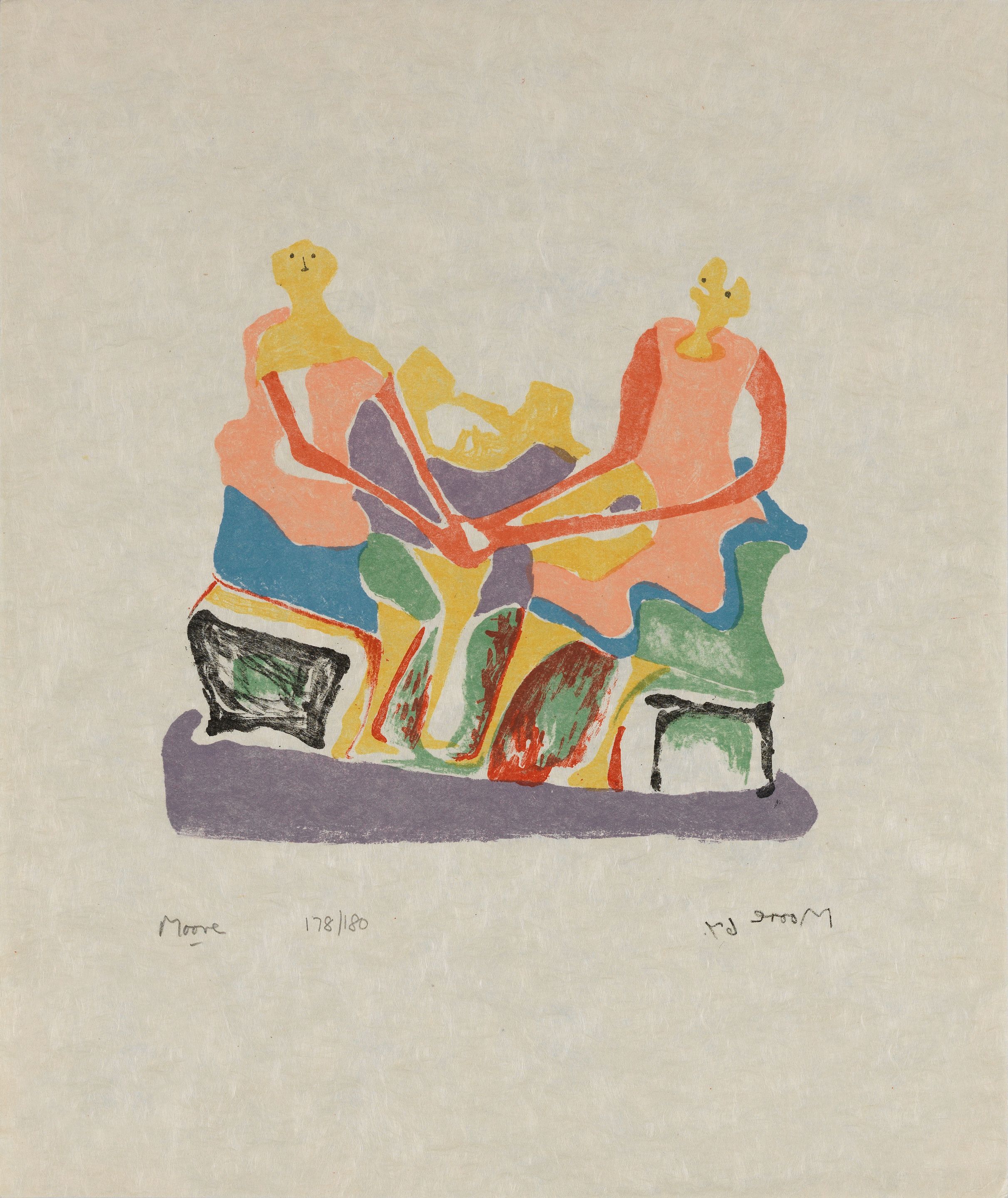 Two Seated Women, from Shelter Sketchbook