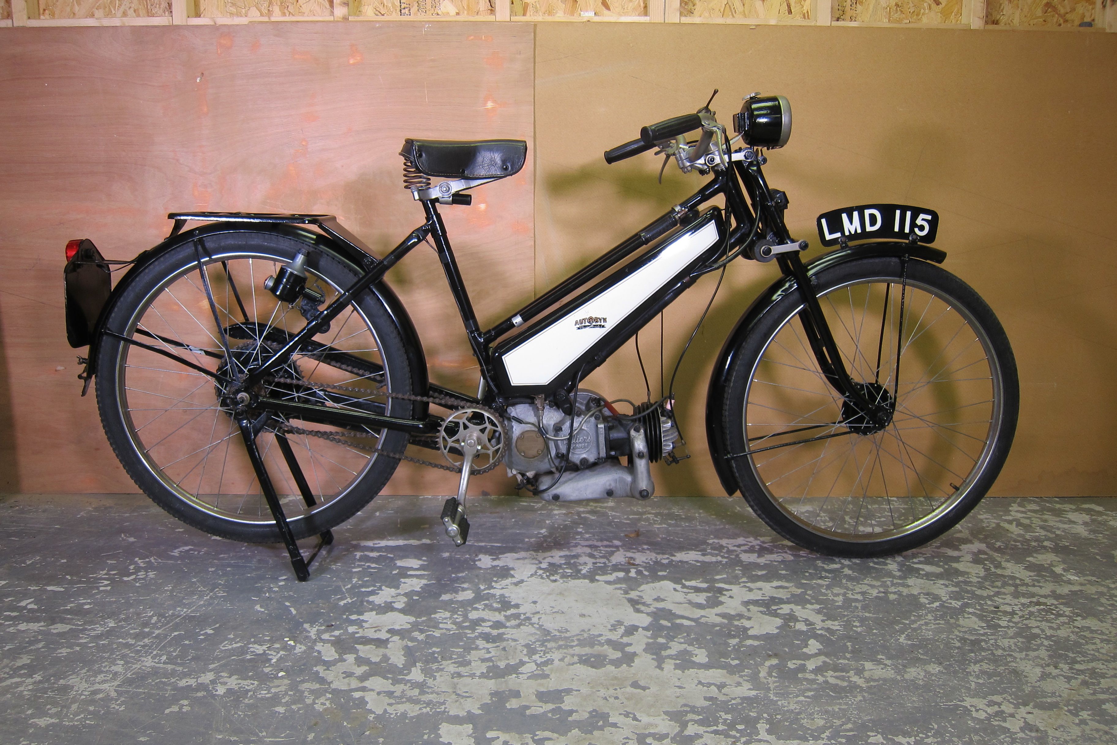 Bonhams Cars 1940 Excelsior 98cc Autobyk Frame no. TAM4412 Engine no