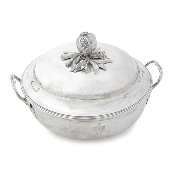 Bonhams A French silver twohandled tureen and cover JeanLouis