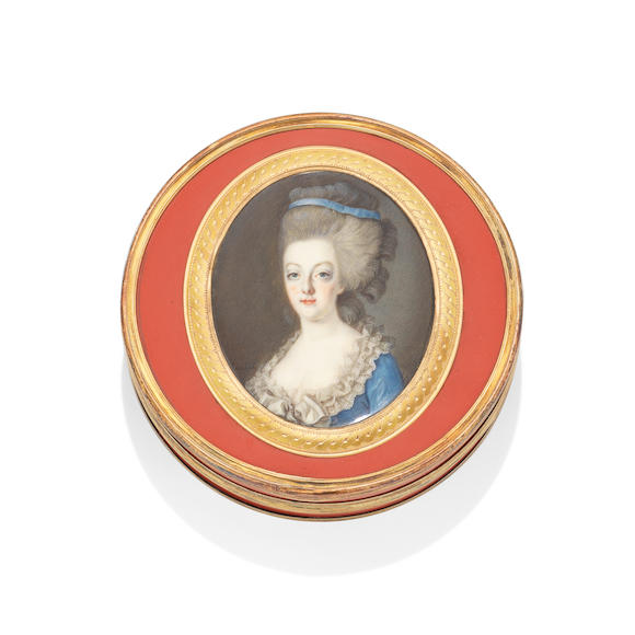 Louis Marie Sicardi, Miniature Portrait of Louis XVI