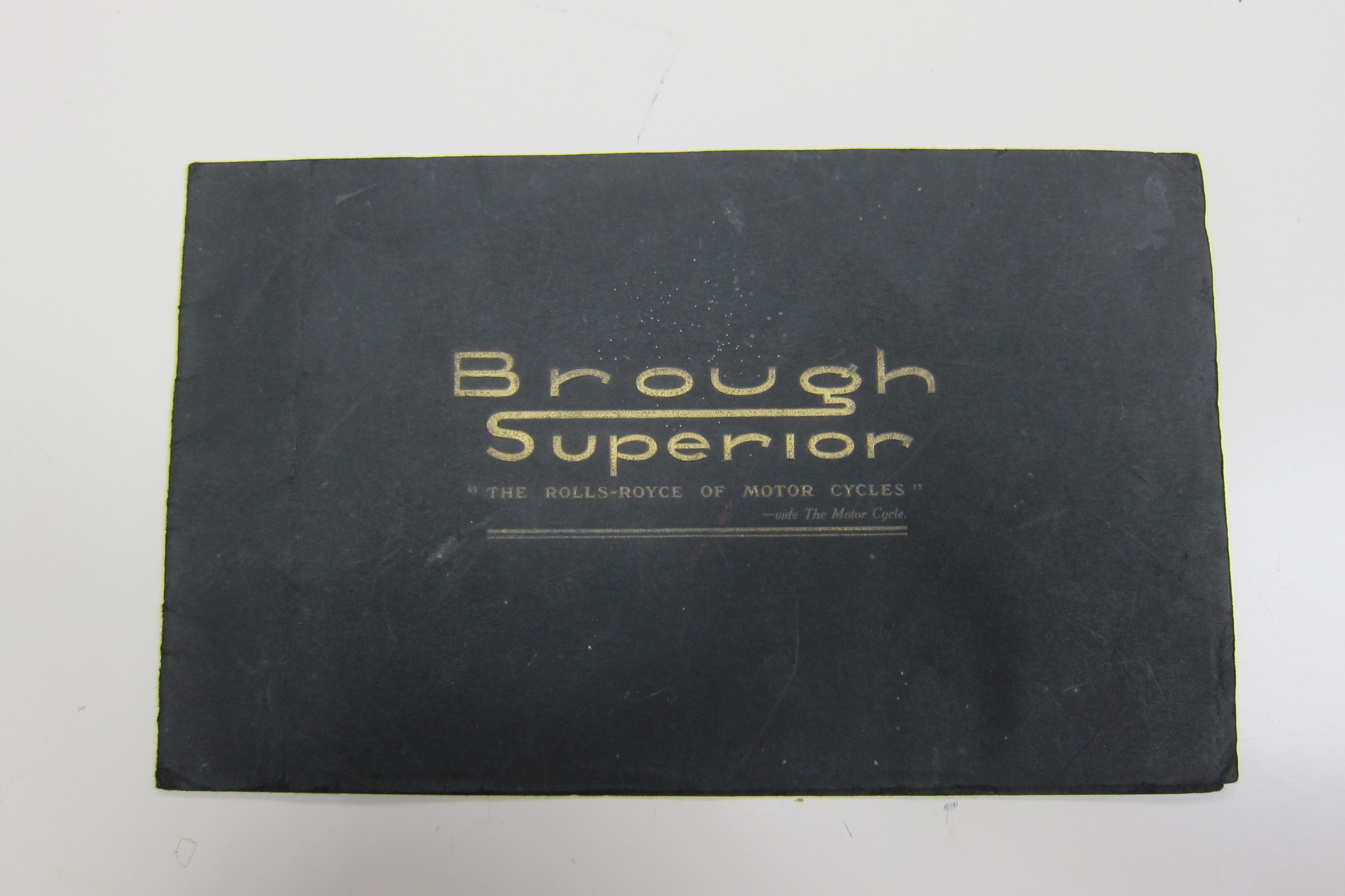 Bonhams Cars : A 1937 Brough Superior sales catalogue