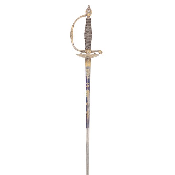 Bonhams A Fine French SmallSword With Chiselled And Gilt Hilt