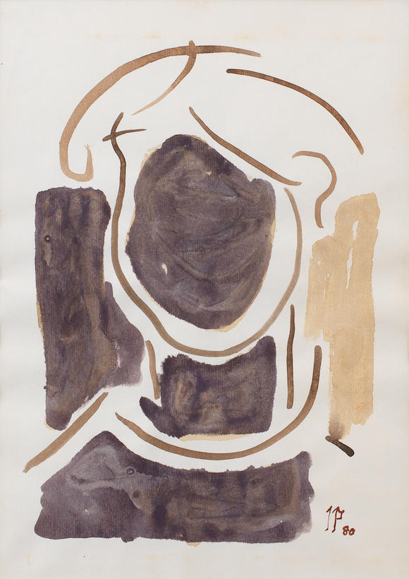 Bonhams : Ivan Peries (1921-1988) Untitled (the Face)