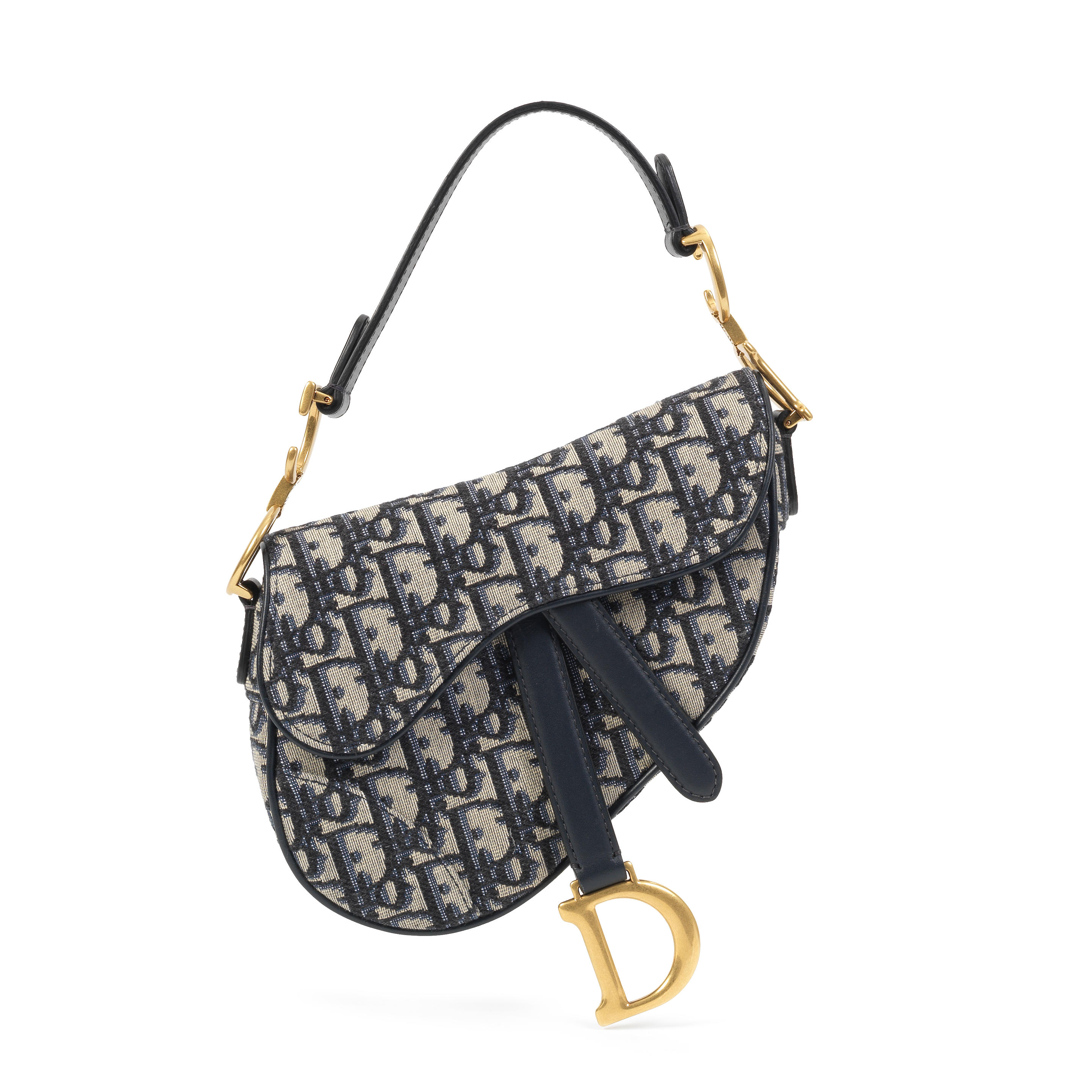 Dior SADDLE BAG Blue Oblique Jacquard in 2023