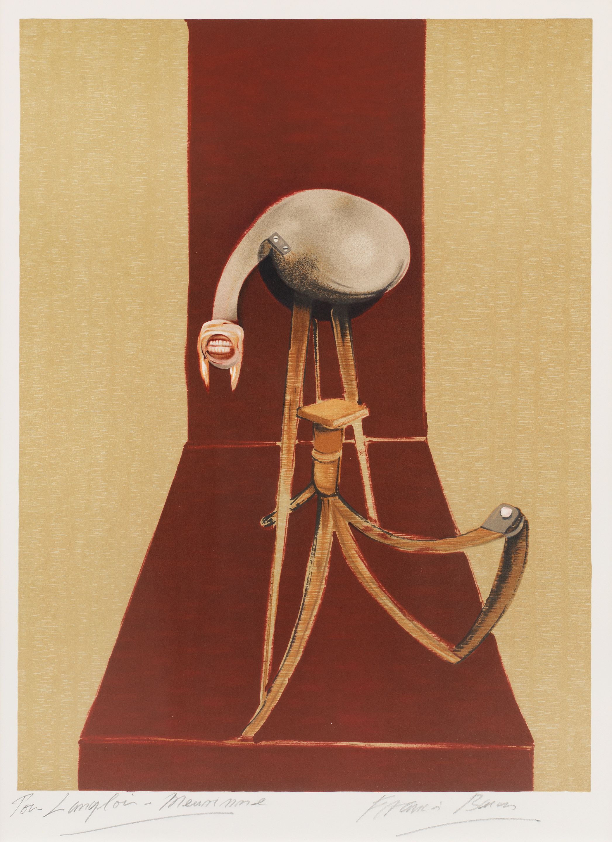 Central Plate, From Deuxième Version Du Triptyque 1944