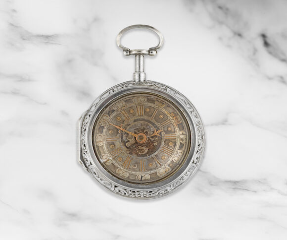 Montre à Gousset Vintage L'Alouette En Argent 800 - Boîtier Art Déco Années 1920, Mouvement Mécanique 18 Rubis