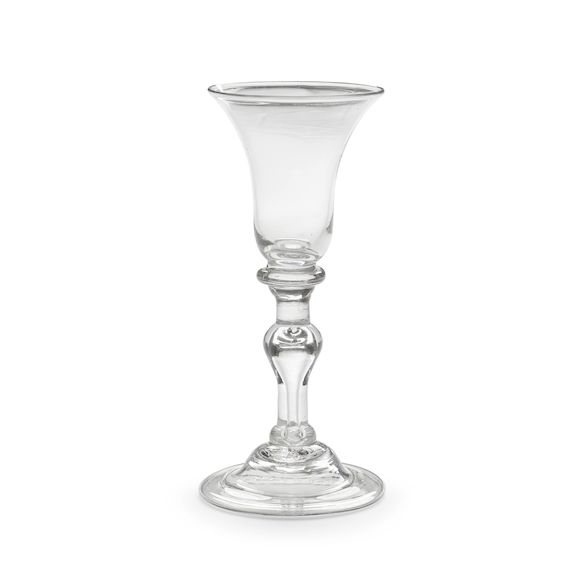 Bonhams A baluster gin or small wine glass, circa 173040