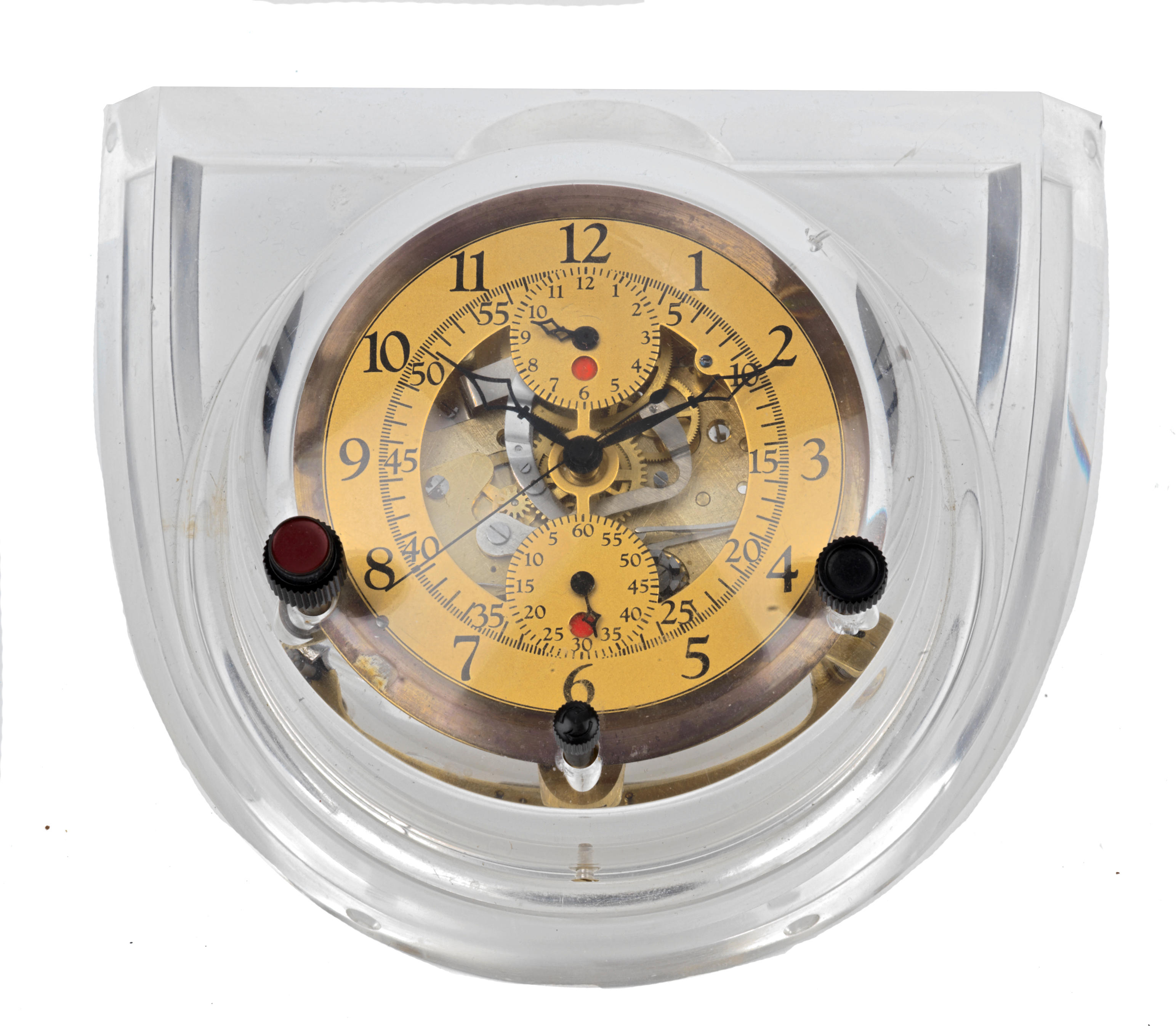Bonhams Cars A Jaeger Le Coultre 8day 'timeoftrip' clock, Swiss