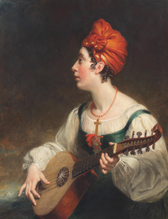 Bonhams : Henry William Pickersgill RA (London 1782-1875) L'improvisatrice