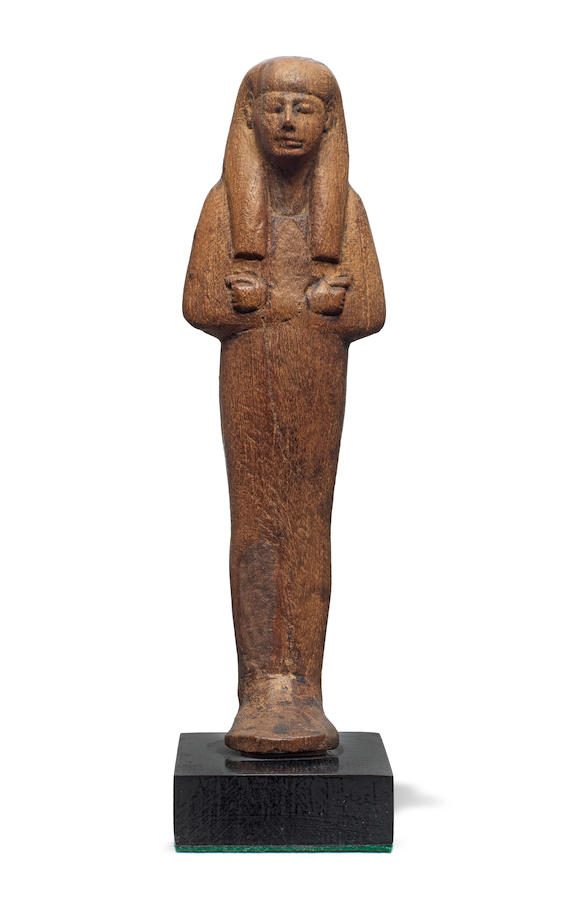 Bonhams : An Egyptian wood shabti