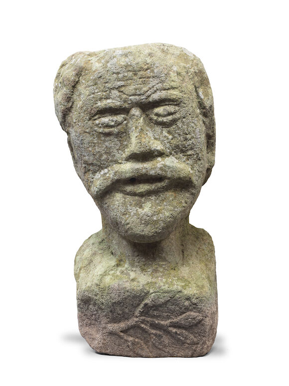 Bonhams : A Celtic limestone head