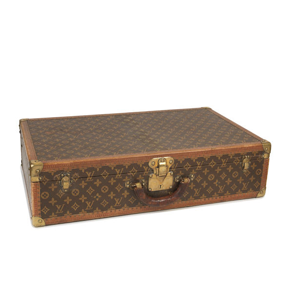 Sold at Auction: Louis Vuitton, Louis Vuitton Hard Sided Leather Hatbox