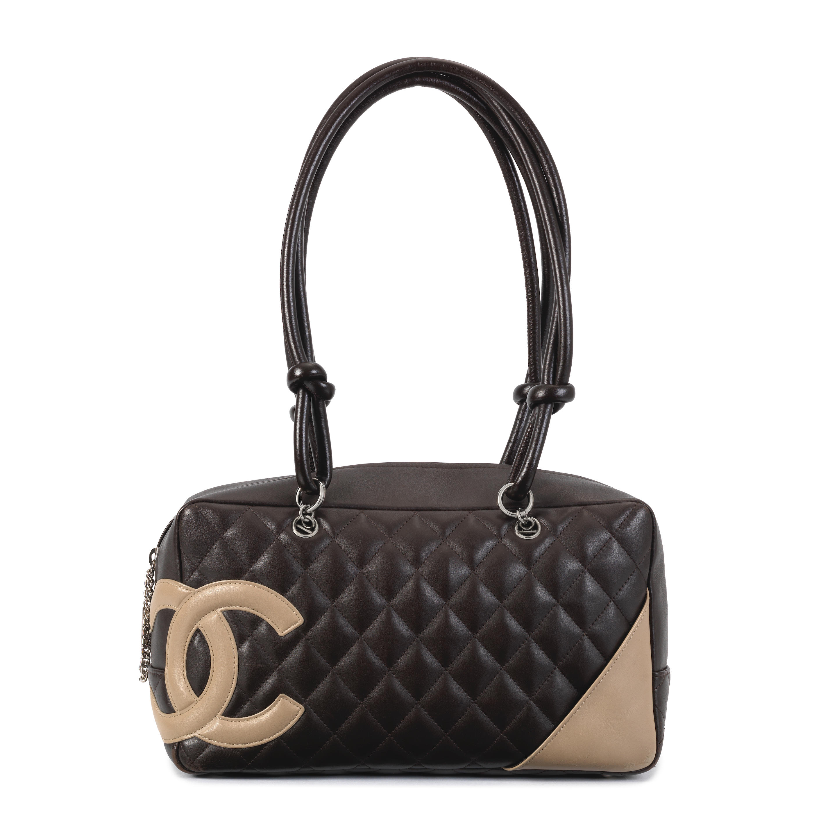 Bonhams : Karl Lagerfeld for Chanel a Brown and Beige Quilted
