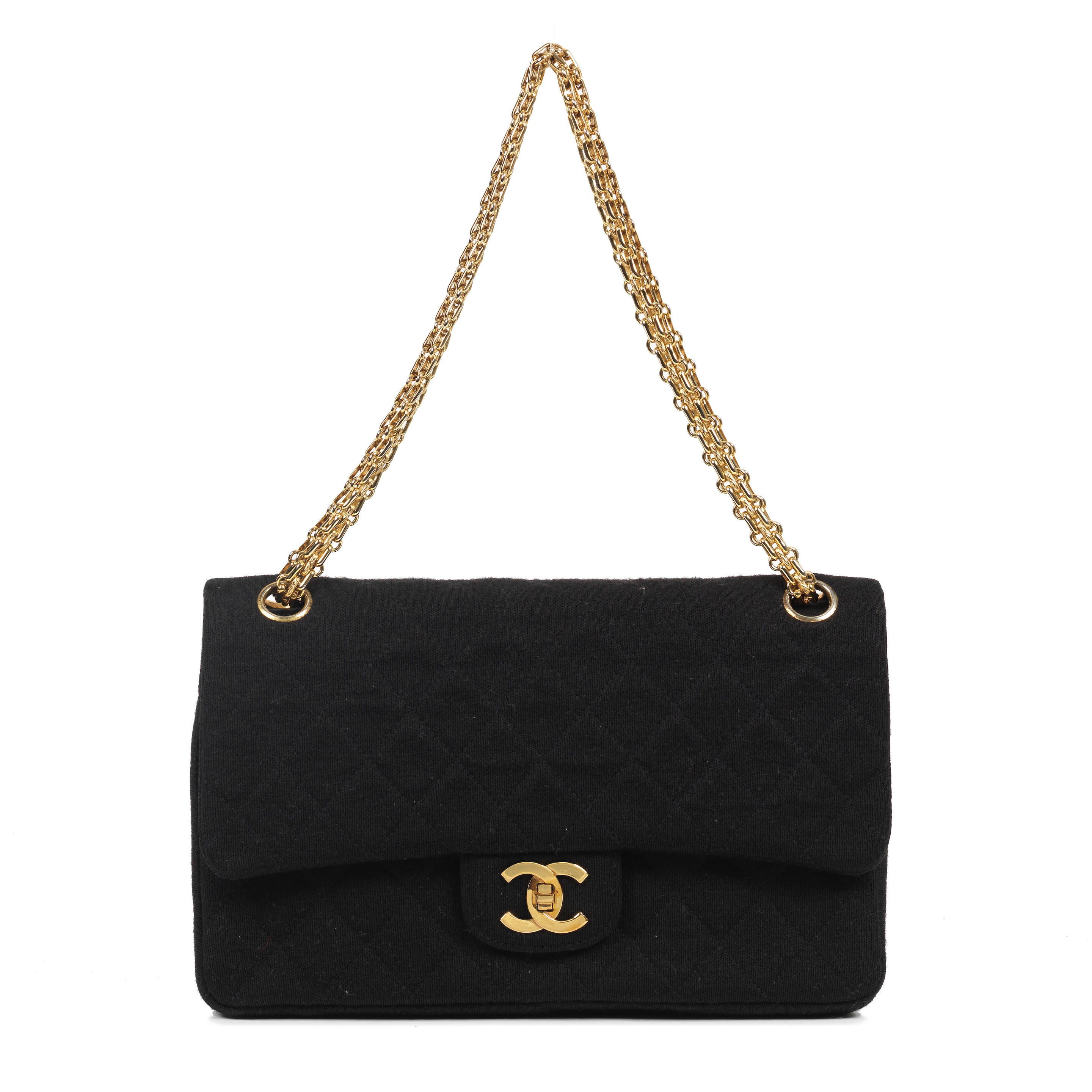 Sold at Auction: Chanel Silk Mini Camellia Classic Flap Shoulder Bag
