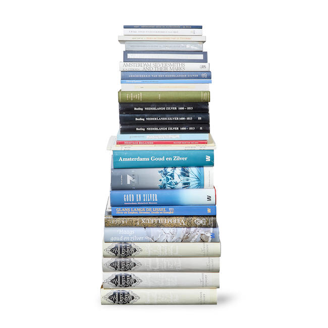 A collection of silver reference books , qty