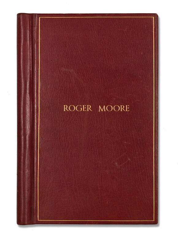 Leather Script Bonhams : A Morocco leather bound script binder inscribed to the front ...