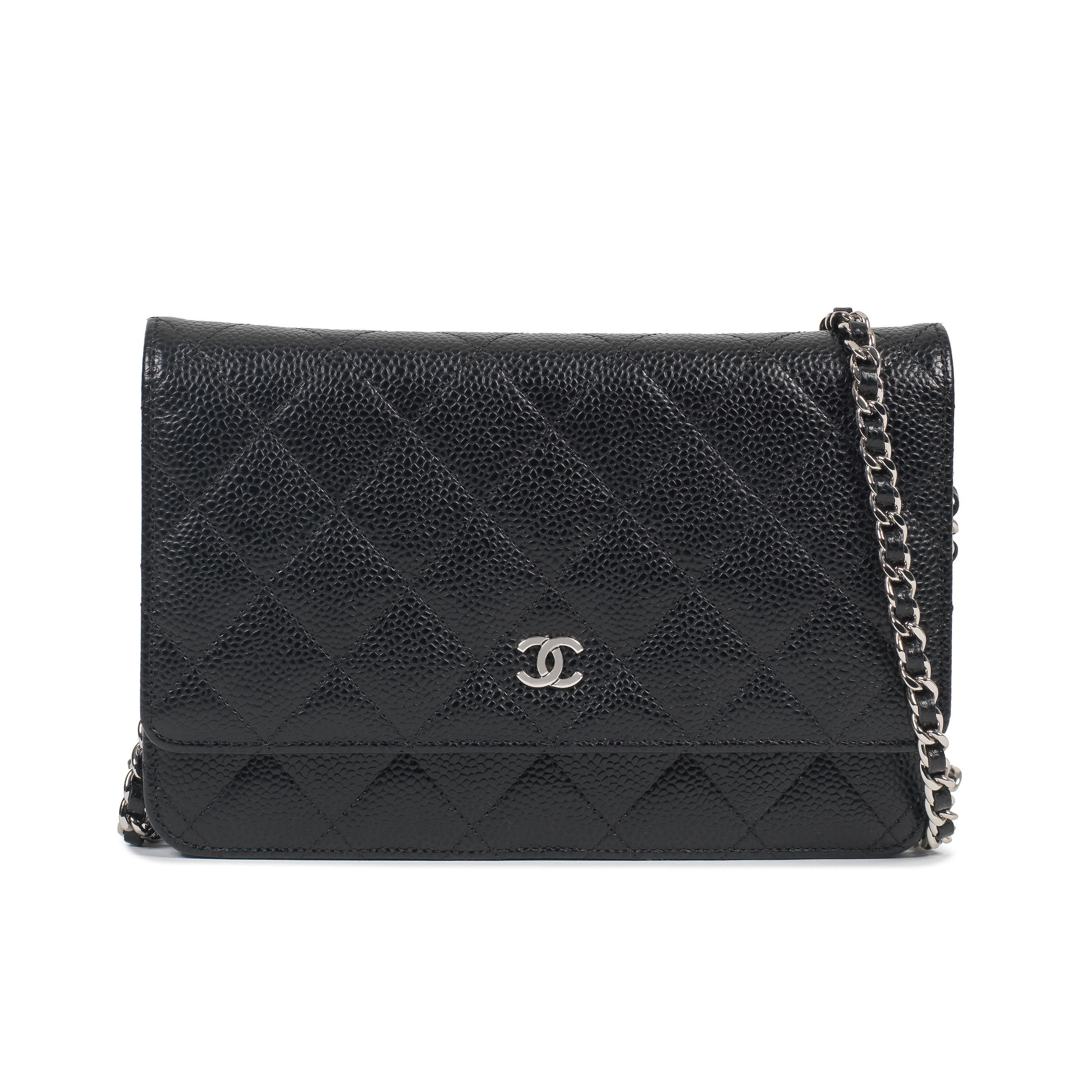 CHANEL Caviar Quilted Wallet on Chain WOC Pink | FASHIONPHILE