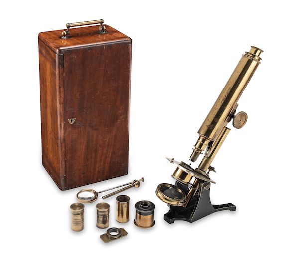 Smith Microscope Bonhams : A Smith & Beck Compound Monocular Microscope, English, mid ...