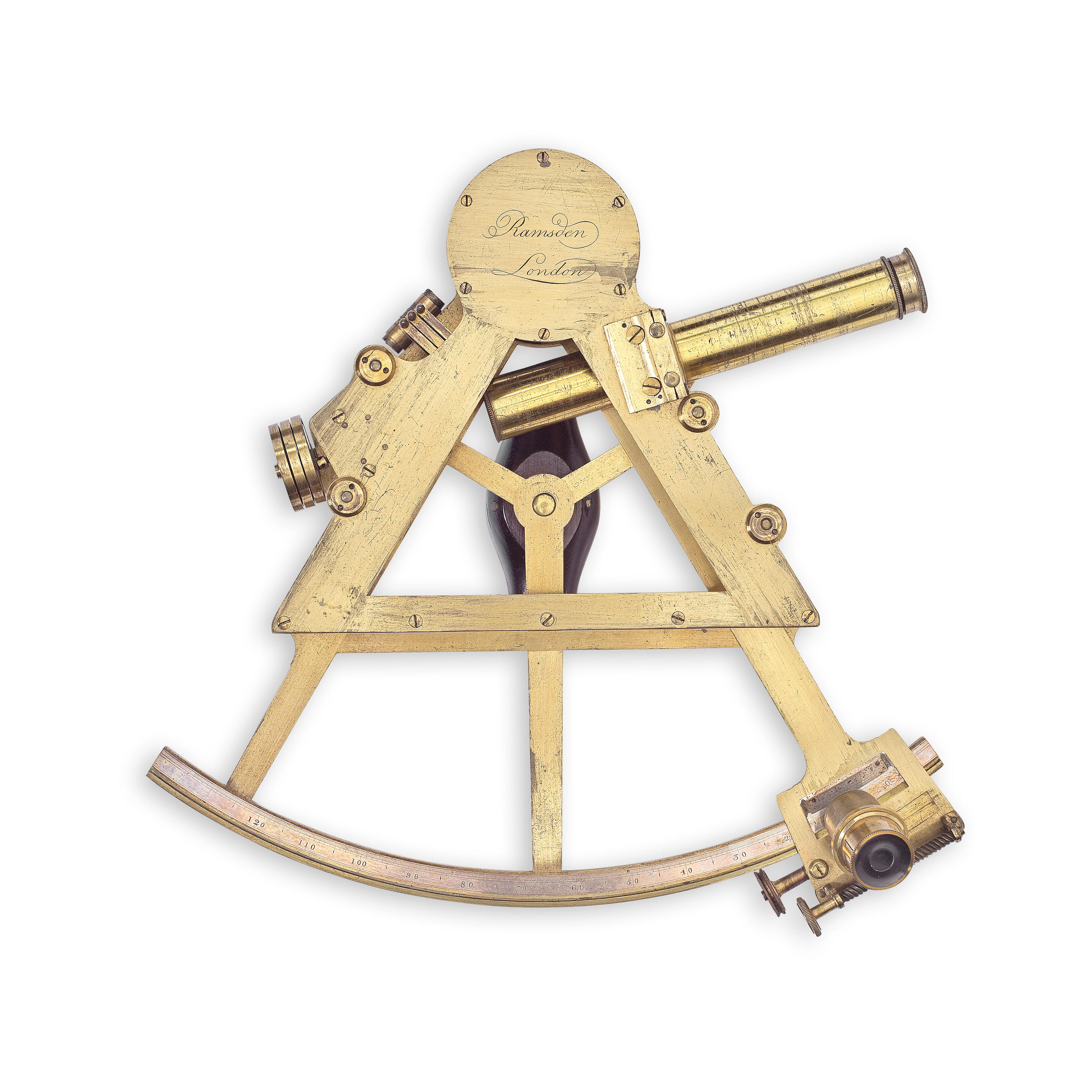 A Fine Jesse Ramsden Bridge-Framed Sextant,