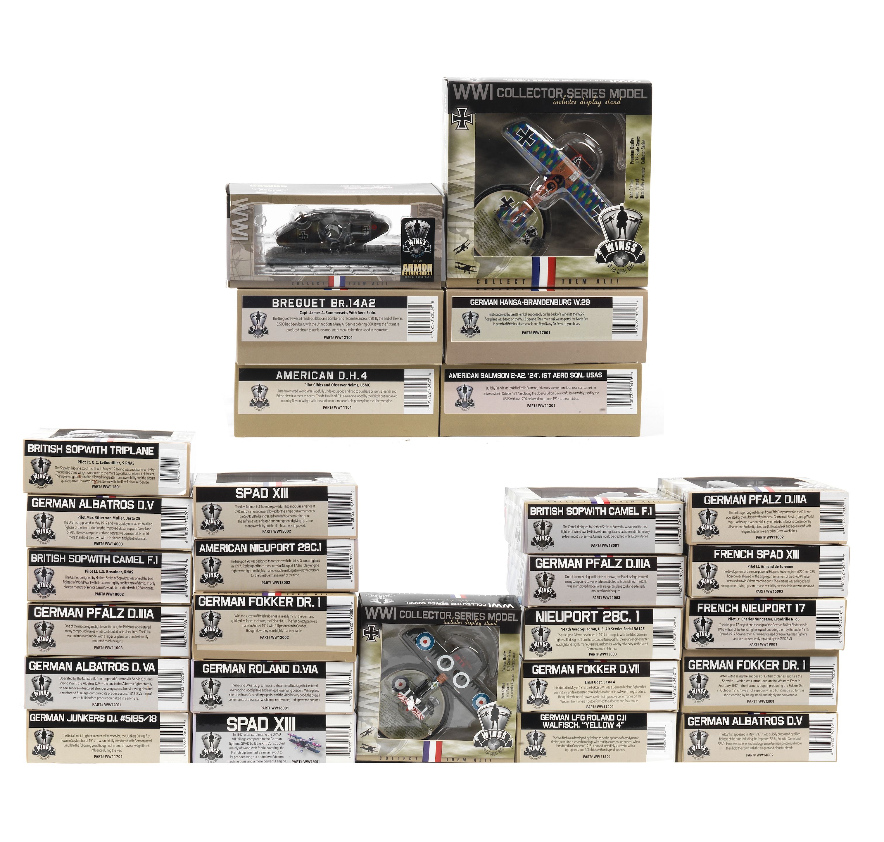 Bonhams Cars Twenty-seven assorted boxed 1:72 scale 'Wings of