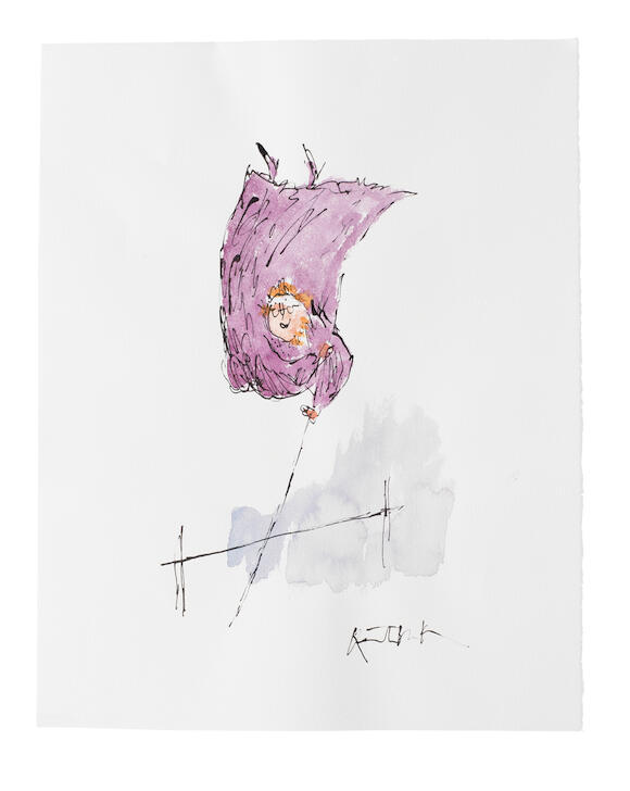 Bonhams Sir Quentin Blake (British, born 1932) Early Edwardian Pole