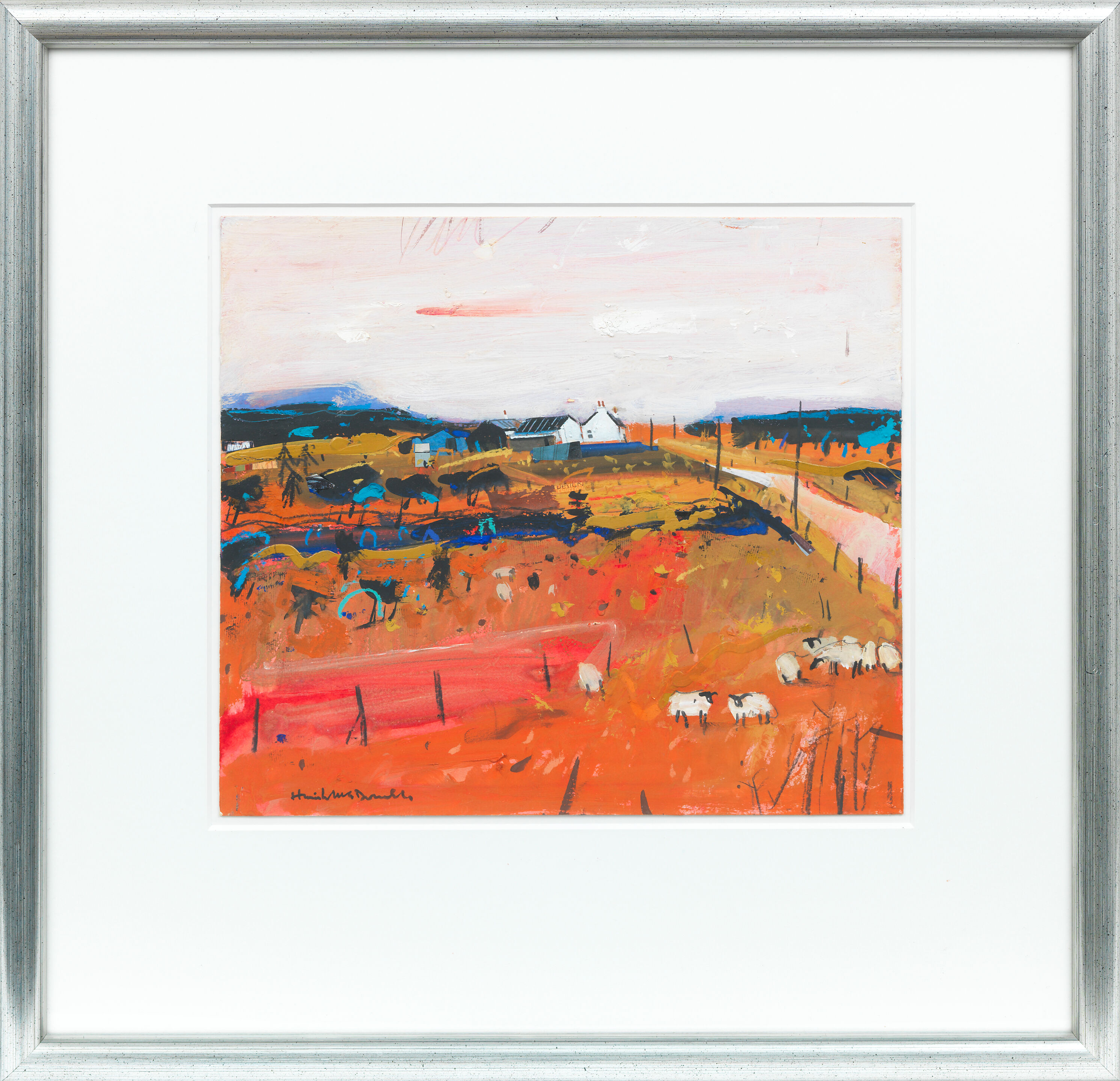 Red Fields with Sheep - Thumb 3