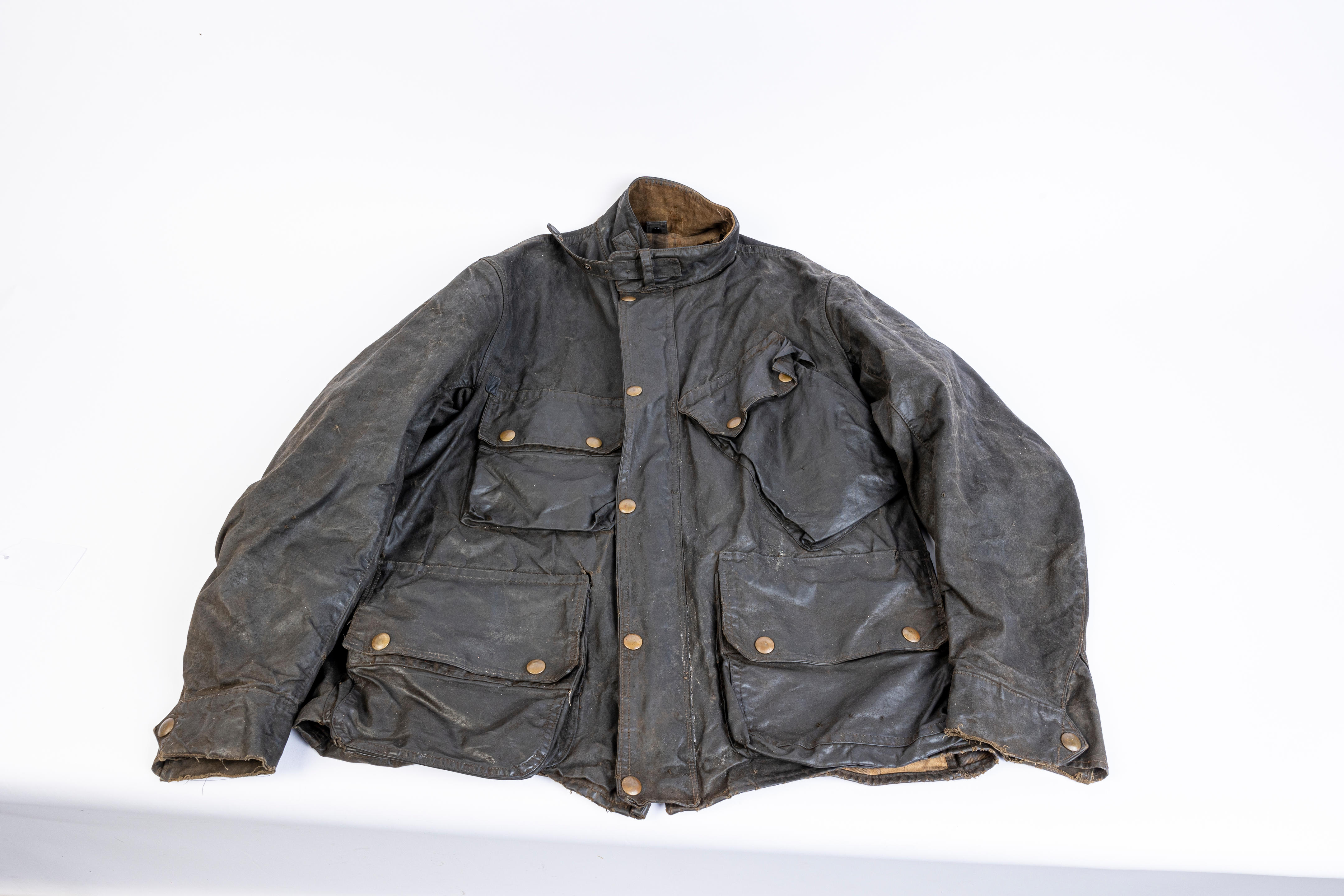 Bonhams Cars : A 1950's Barbour trials jacket