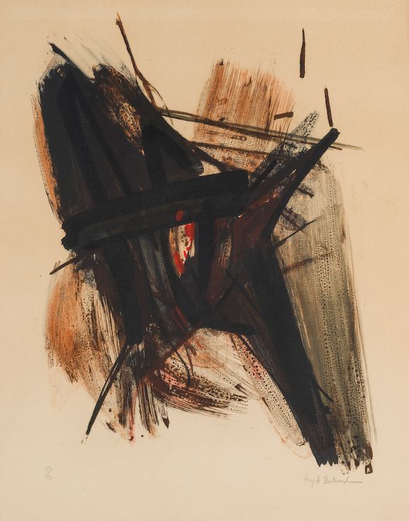 Photographie Abstraite Valentin Samarine – Tirage Gélatino-argentique Signé, 30x48 Cm