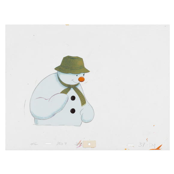 Bonhams The Snowman A Large Original Animation Cel Of The Snowman 1982