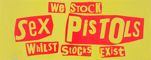 Bonhams Sex Pistols An Original We Stock Sex Pistols Whilst Stocks Exist Promotional Banner 1977