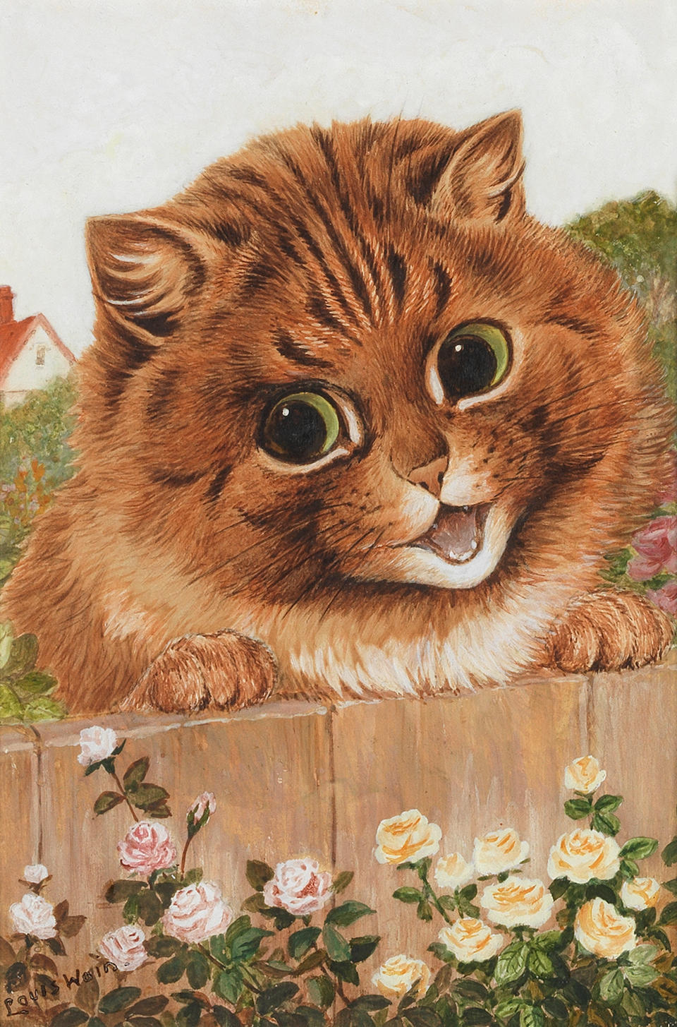 Sold at Auction: Louis William Wain, * Wain (Louis, 1860-1939). If Only Big  Things were little and little things were Big