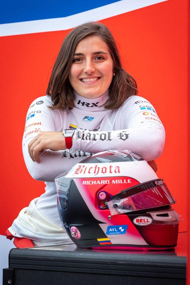 Bonhams Cars : Charity Lot Tatiana Calderon's 2022 Replica Helmet 