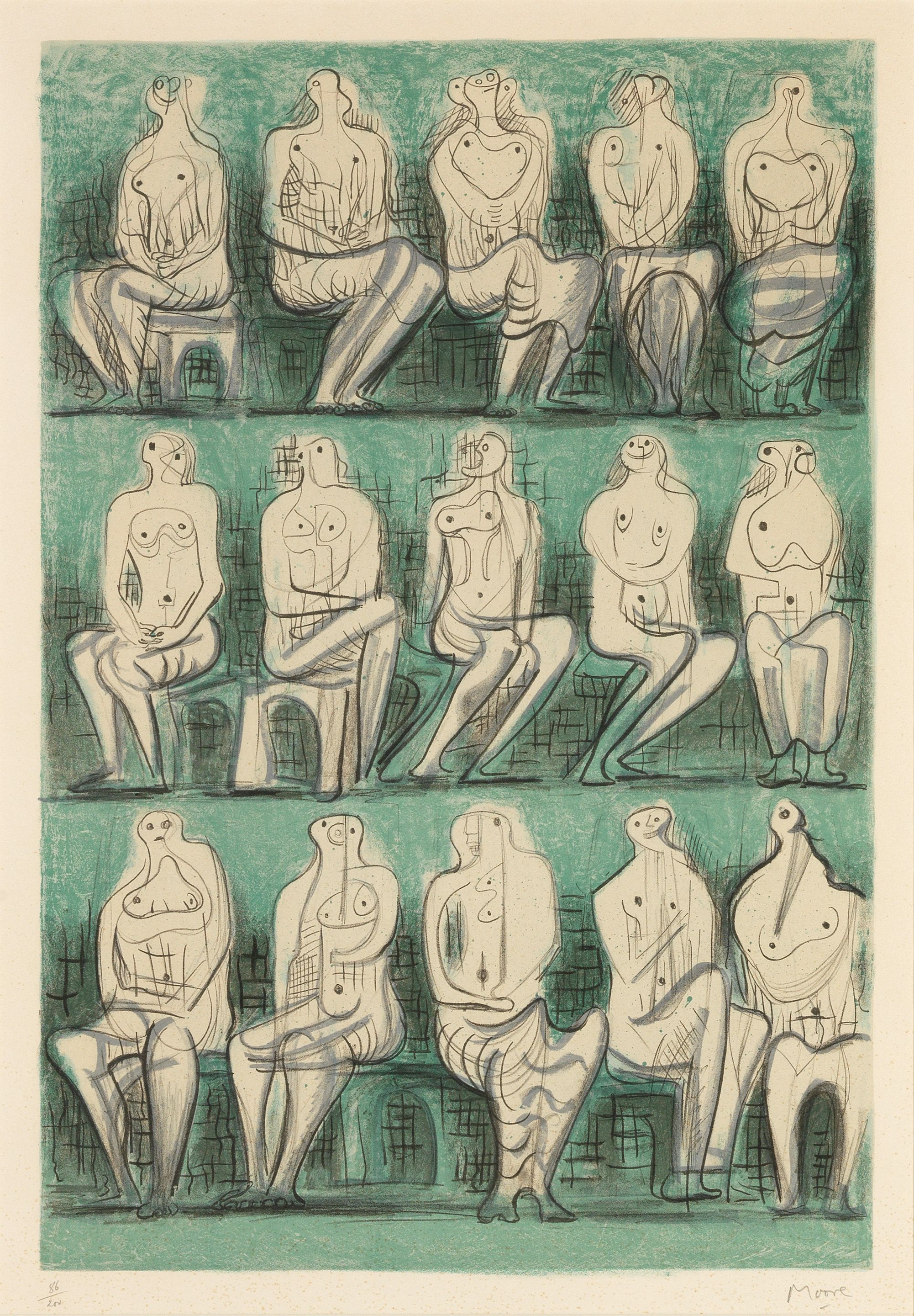 Seated Figures