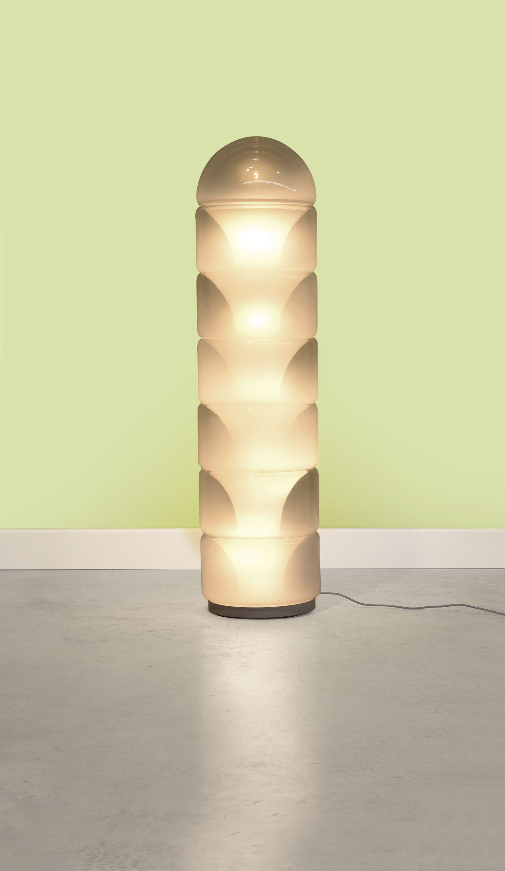 CARLO NASON (1936-) Lampadaire mod. "LT 316" dit "Sfumato"Créati