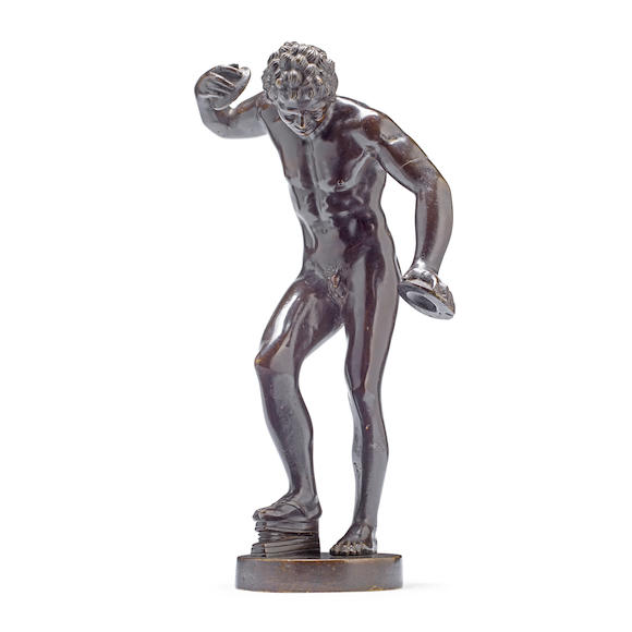 Bonhams : A French Patinated Bronze Figure Of The Dancing Faun With 