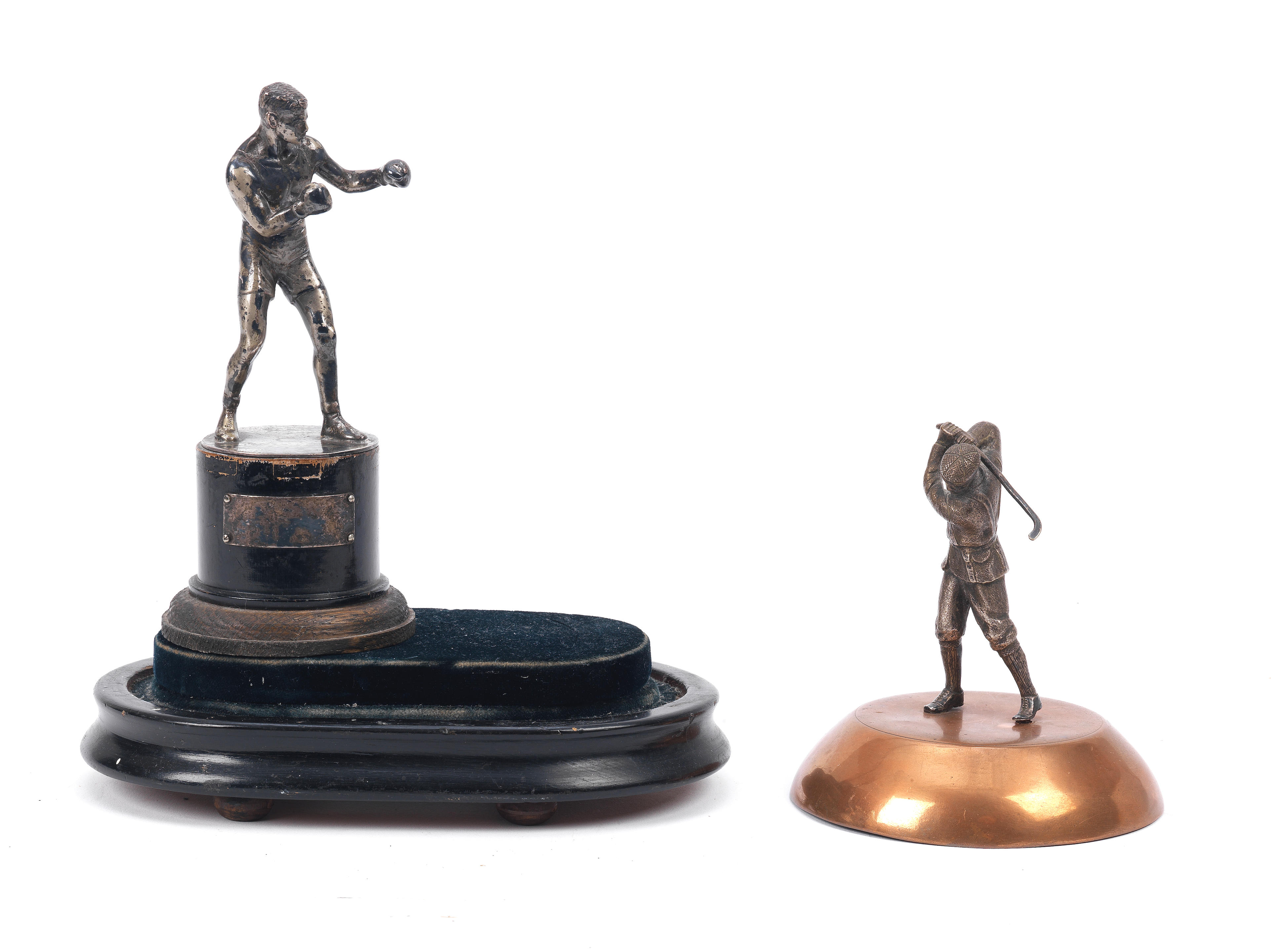 Bonhams Cars : Two 'Boxer' and 'Golfer' sporting figures, ((3))