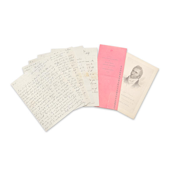 Bonhams : AMHERST (WILLIAM PITT) Series of five autograph letters from ...