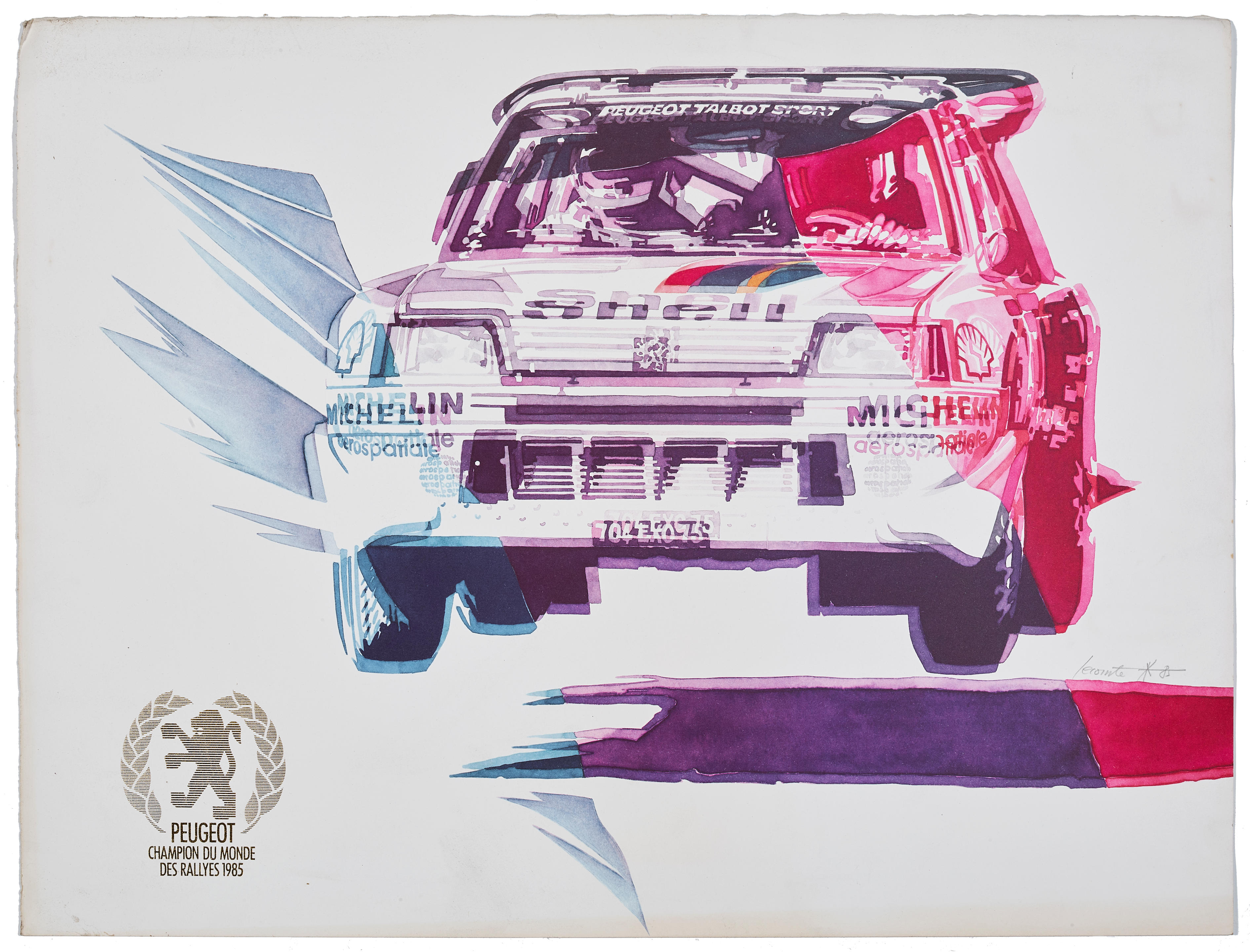 Bonhams Cars PEUGEOT 205 TURBO 16 AFTER MICHEL ZACHARIE (19352011)