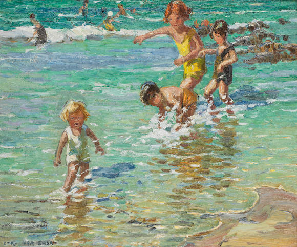 Bonhams : Dorothea Sharp, RBA, ROI (British, 1874-1955) At the seaside