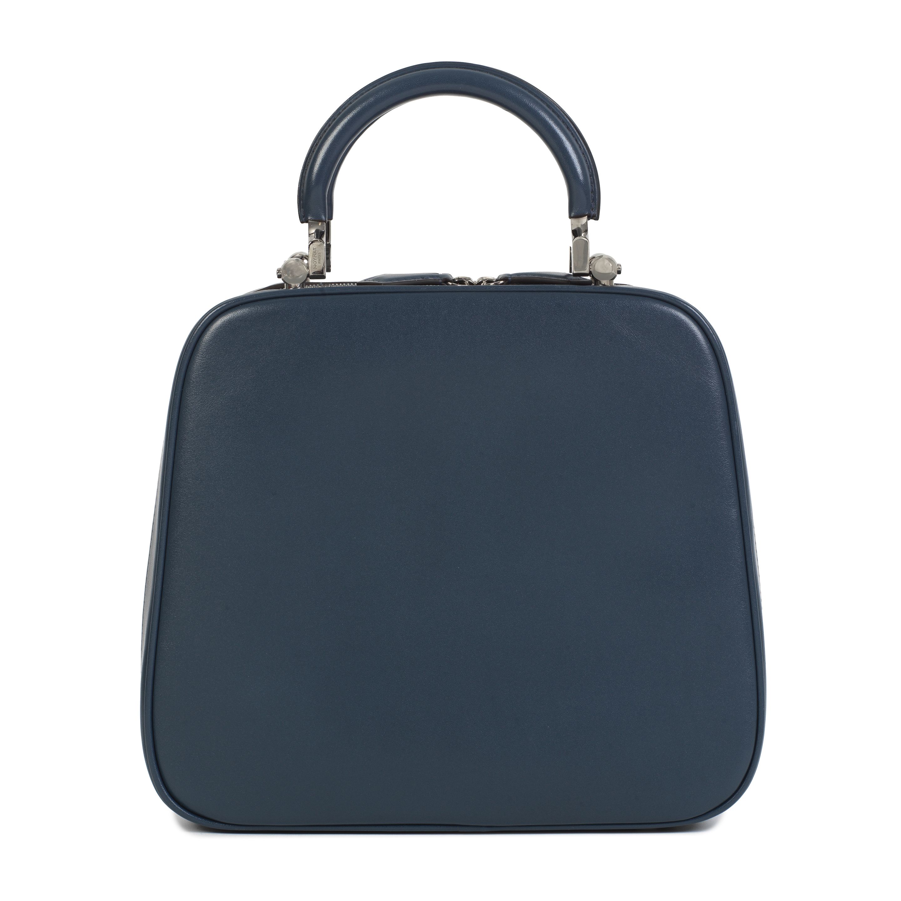 Bonhams Moynat: a Petrol Blue Calfskin Paradis Top Handle Bag - Main Image